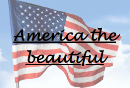 USA Flag-America the beautiful